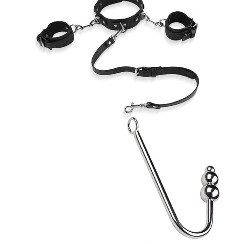Anal Hooks Elegant 5334 Hook Cuffs Collar Anal and with Beaded 0118